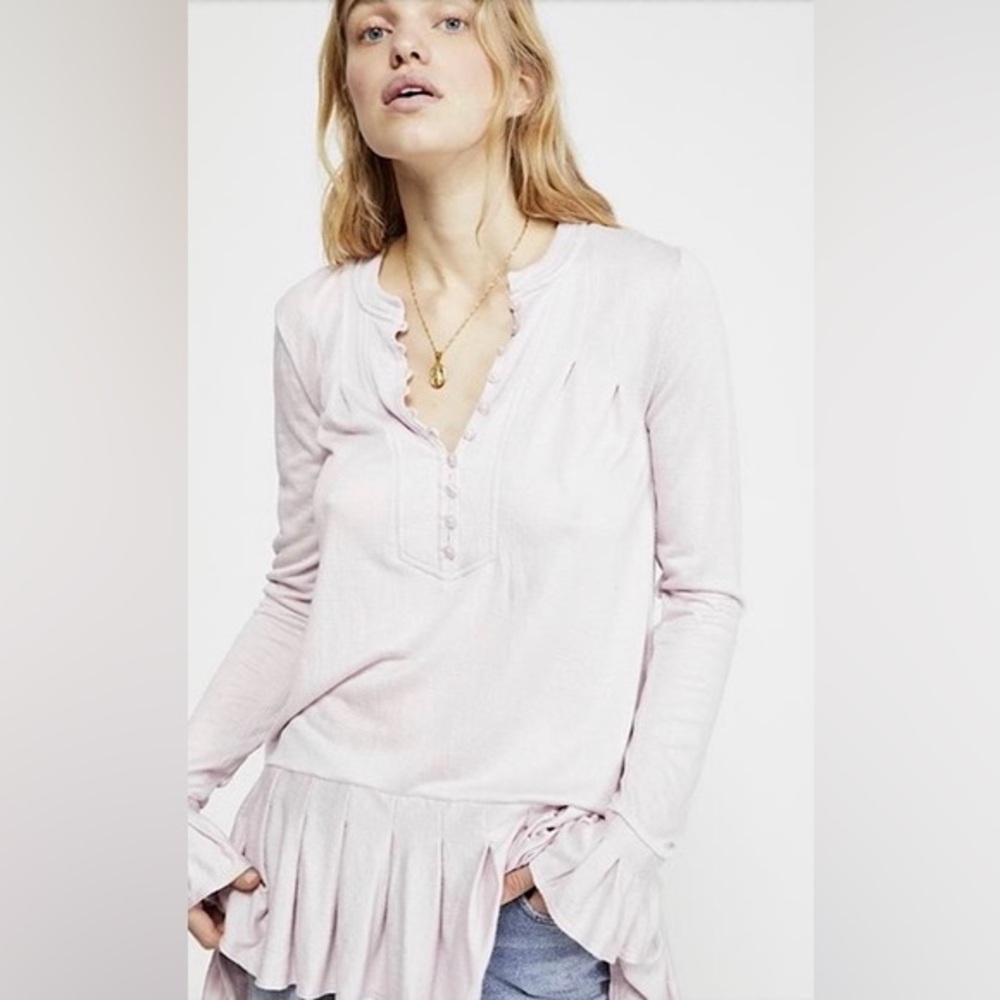 Free People| ‘Your Girl’ Ruffle Tunic